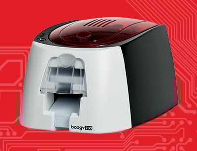 Plastkortskrivaren Badgy200 från Evolis