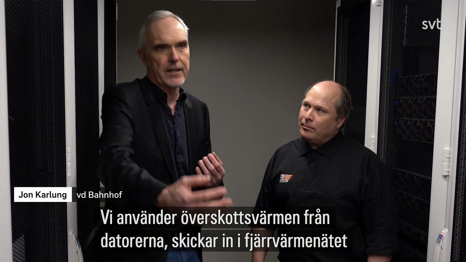 Bahnhof VD förklarar hur överskottsvärme från företagets serverhall används