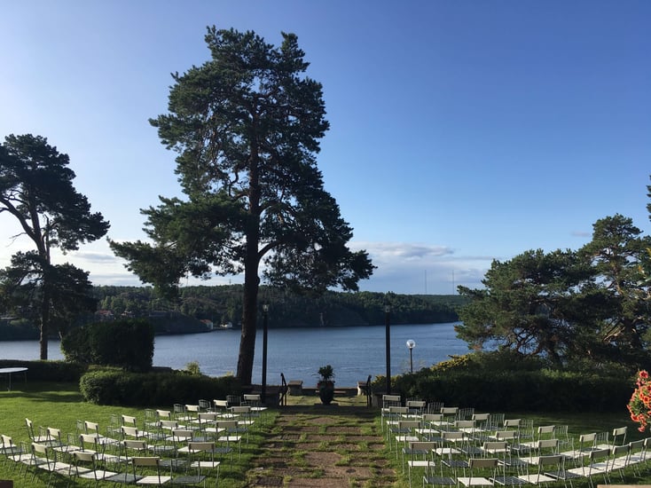 Utsikten på morgonen dagen efter