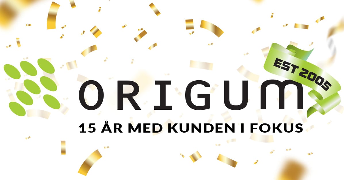 Origum Distribution – 15 år med kunden i fokus