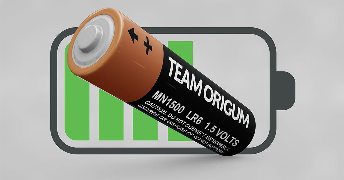 Team Origum laddar batterierna