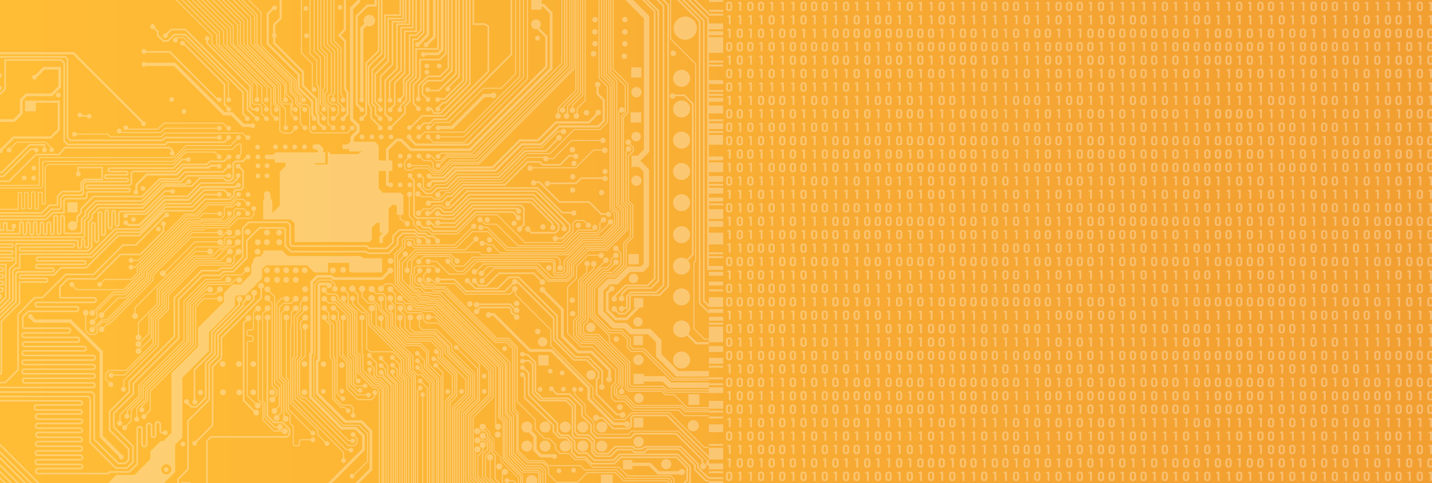 Tech Digital med 30 % opacitet på orange gradient