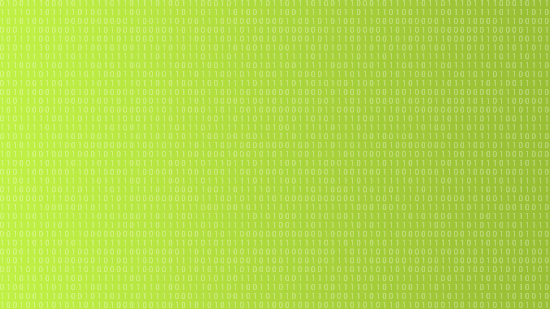 Digital med 30 % opacitet på grön gradient