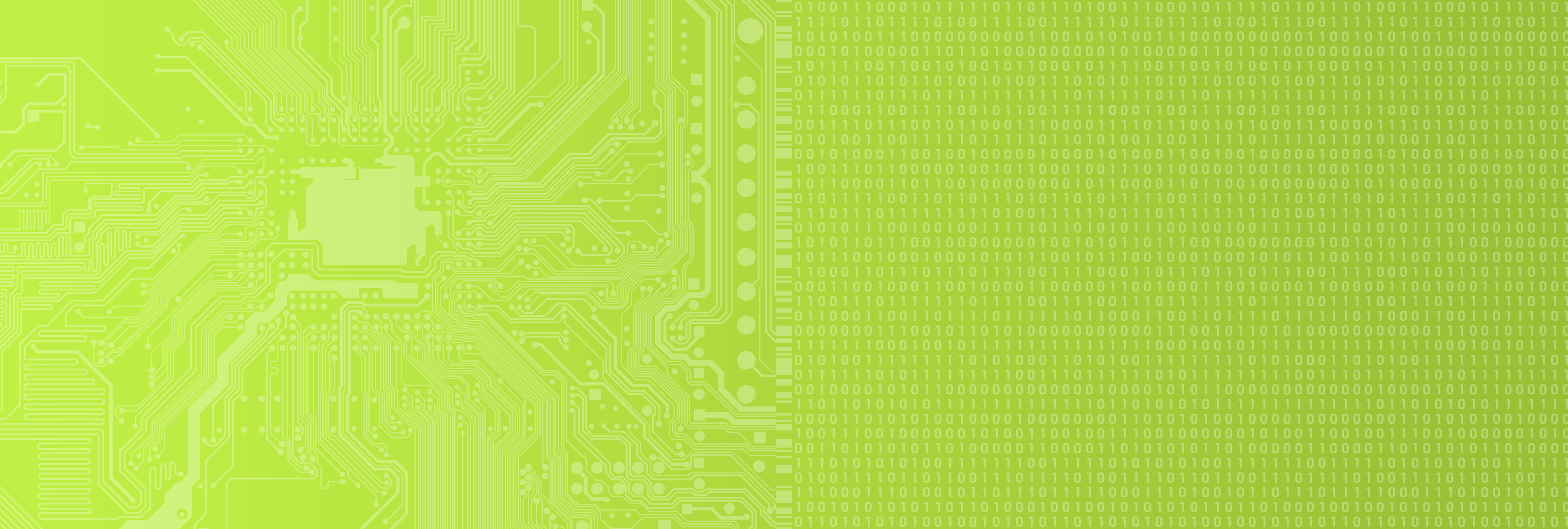 Tech Digital med 30 % opacitet på grön gradient