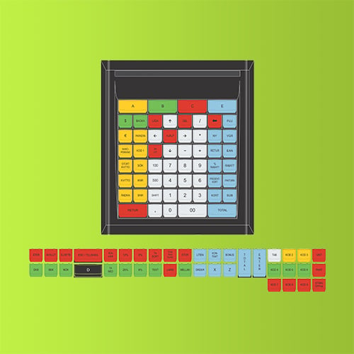 GreenKey tangentbordstoppar 64 tangenters design