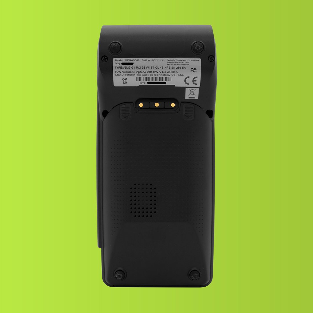 Produktbild av GreenPay Mobile 2000 från undersidan (med lock)