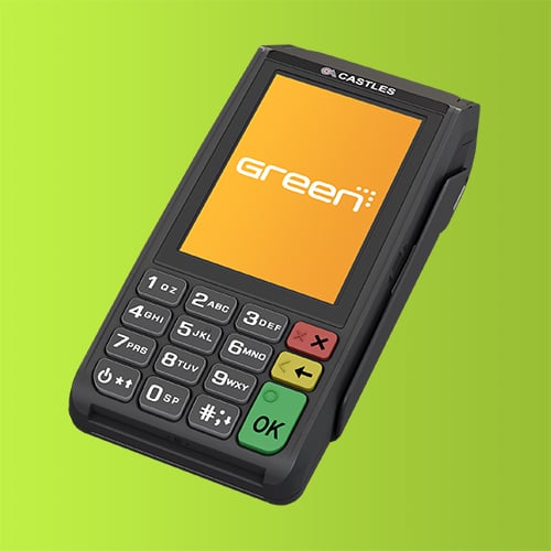 Bild på betalterminal GreenPay Mobile 2000 från Green