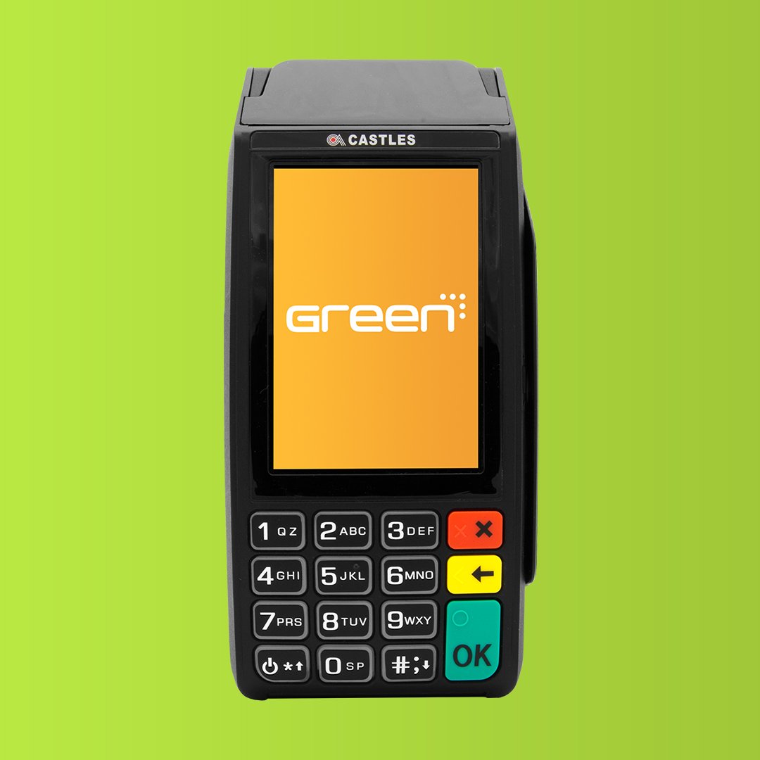 Produktbild av GreenPay Mobile 2000 från ovansidan