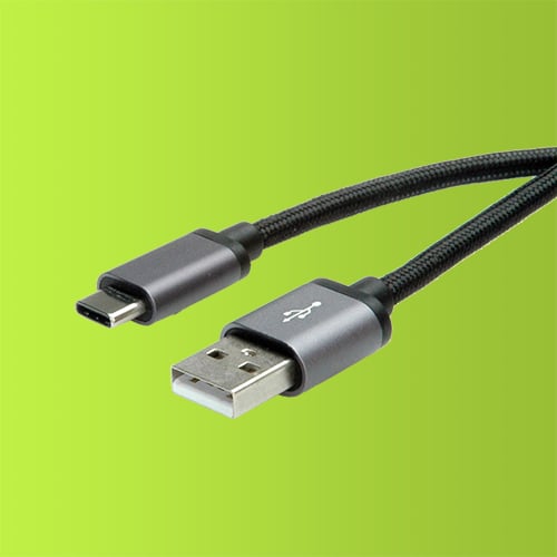 USB-kabel Type A – Type C från Roline