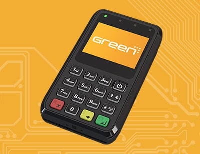 Bild på betalterminal GreenPay Portable 3000 från Green