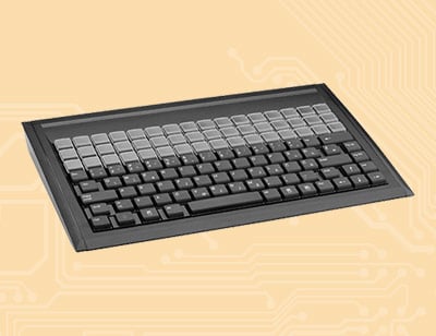 Tangentbordsmodul FREE med 128 knappar och QWERTY från Tipro