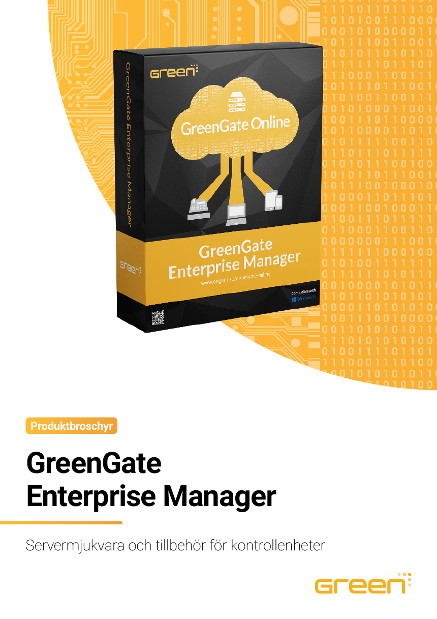 GreenGate Enterprise Manager produktblad