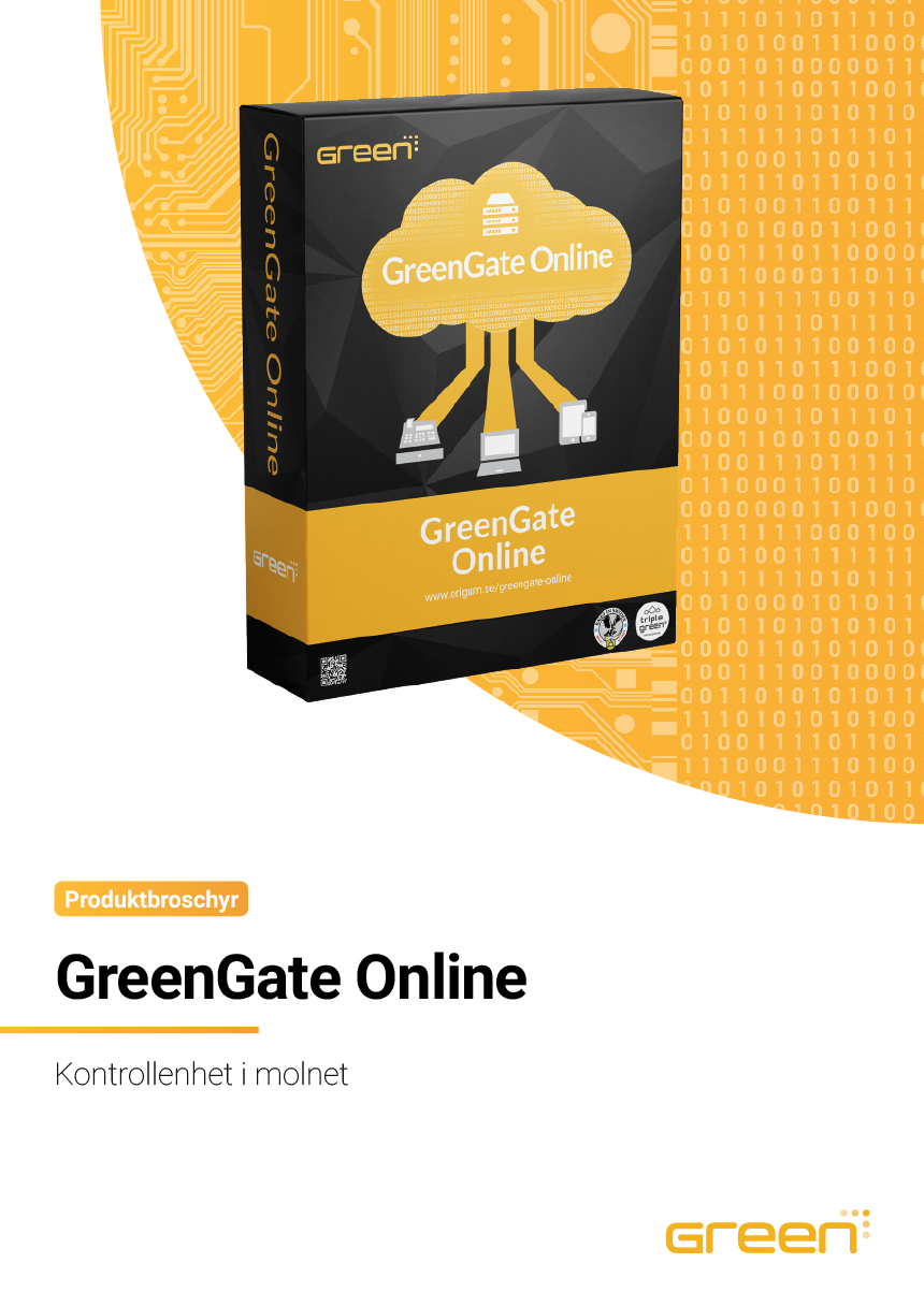 GreenGate Online produktblad